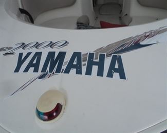 2003 LS Yamaha Jet boat/270 HP /21 FT /twin inboard jet motors/ fuel injection/ 7 passenger/ vinyl interior with no holes, tears, or scrapes/ factory CD player/ runs great.
