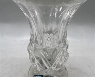 Vintage crystal vase
