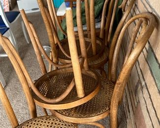 Cane bottom chairs