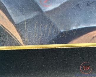 Signed Giclee "The Party" by VICTOR OSTROVSKY (5'3" x 4'4")