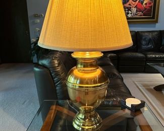 Vintage Brass Table Lamp