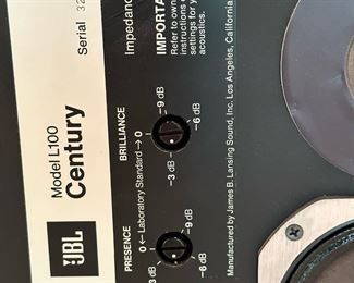 JBL Century L100 Speakers