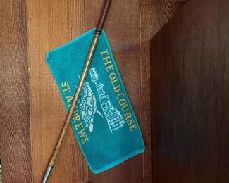 1912 Wry-Necked Putter with Leather Grip by James Winton (Montrose, Scotland)