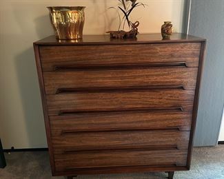 MCM Tallboy Dresser PERSPECTIVE by MILO BAUGHMAN for Drexel Furniture