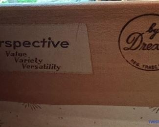 MCM Tallboy Dresser PERSPECTIVE by MILO BAUGHMAN for Drexel Furniture