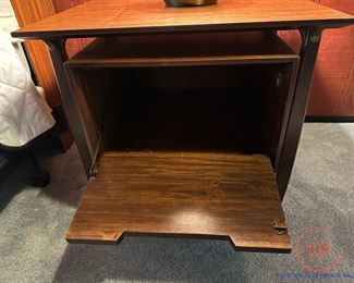 MCM Nightstand PERSPECTIVE by MILO BAUGHMAN for Drexel Furniture