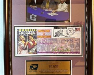 Signed "Carousel" Musical by Rodgers and Hammerstein presented to Mayor Jim Suttle