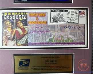 Signed "Carousel" Musical by Rodgers and Hammerstein presented to Mayor Jim Suttle