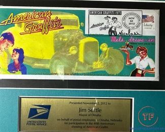 "American Graffiti" Memorabilia Presented to Mayor Jim Suttle