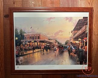 Limited Edition "Main Street Celebration" by THOMAS KINKADE