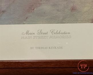Limited Edition "Main Street Celebration" by THOMAS KINKADE