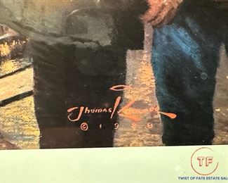 Limited Edition "Main Street Celebration" by THOMAS KINKADE