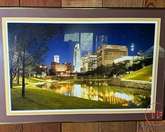Signed Photo Downtown Omaha by D VAN DYKE