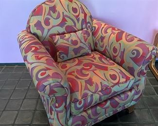 ETHAN ALLEN Custom Upholstered Armchair