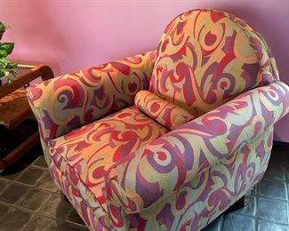 ETHAN ALLEN Custom Upholstered Armchair