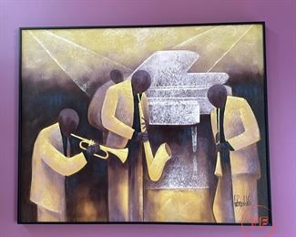 Oil on Canvas "All That Jazz" by IRIS REYNOLDS