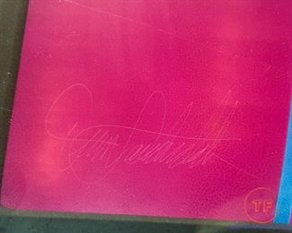 Original Airbrush Watercolor "Calla Lillies" by DEAN LAUDERDALE (37" x 67")