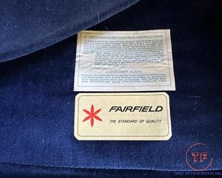 Fairfield Hollywood Regency Style Tufted Armchair