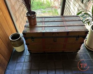 Antique Trunk by OMAHA TRUNK FACTORY