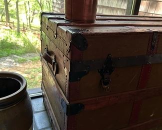 Antique Trunk by OMAHA TRUNK FACTORY