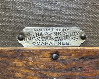 Antique Trunk by OMAHA TRUNK FACTORY