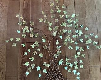 Vintage Metal Tree Wall Art