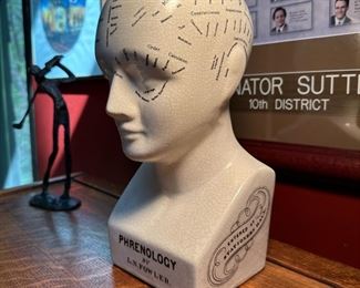 Vintage Phrenology Bust