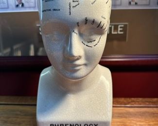 Vintage Phrenology Bust