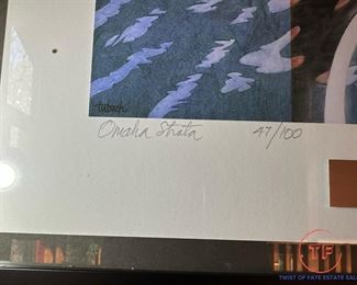 Signed Limited Edition "Omaha Strata" by ALLAN TUBACH