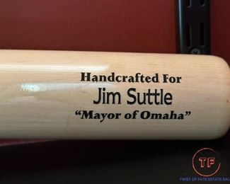 Baseball Bat Made for Mayor Jim Suttle