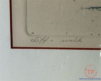 Signed Limited Edition "Cliff Walk"