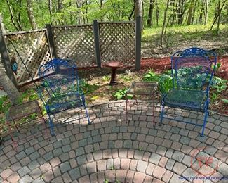 Wrought Iron Patio Set