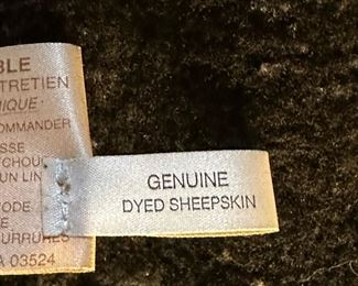 HIDE SOCIETY Dyed Sheepskin Men's Coat