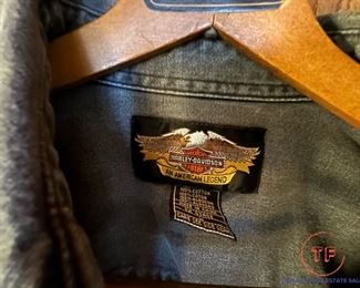 HARLEY DAVIDSON Denim Long Sleeve Shirt