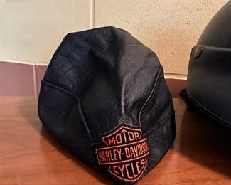 HARLEY DAVIDSON Leather Skull Cap