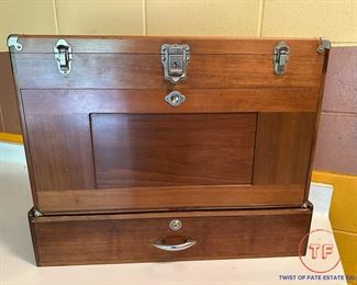 1960's Vintage H. GERSTNER & SONS Machinist Tool Chest with Drawer Base