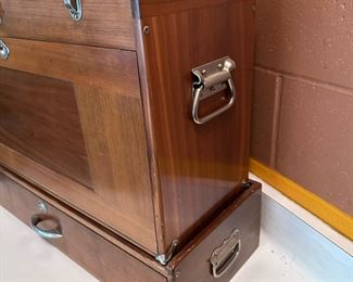 1960's Vintage H. GERSTNER & SONS Machinist Tool Chest with Drawer Base