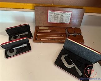 STARRETT Micrometers and Micrometer Depth Gauge