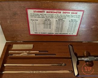 STARRETT Micrometer Depth Gauge