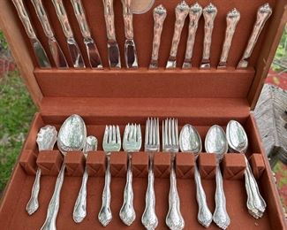 1961 Kirk Stieff "Carrollton" STERLING SILVER Flatware Set