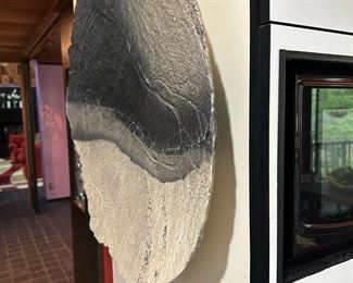 Contemporary Mono Chrome Paper Mache Wall Art