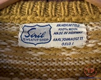 Vintage Wool Sweater - NORWAY