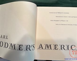 1984 Leather Bound KARL BODMER’S AMERICA by Joslyn Art Museum 