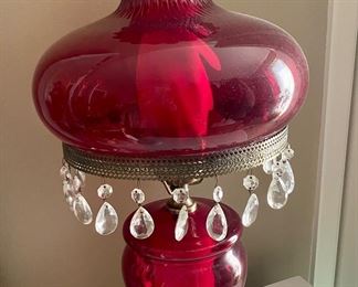 2 of these beautiful red lamps