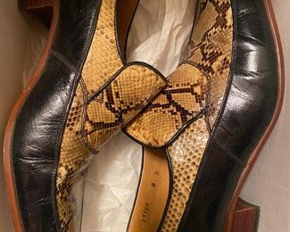 Men’s snakeskin dress shoes! 8.5