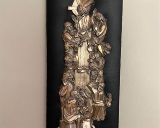 Unique last supper plaque