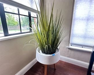 Plant Stand w/Artificial Plant
