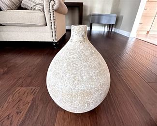 Privilege Large Textured Glass Vase
