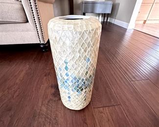 Mosaic Cylinder Vase
