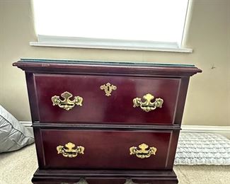 4-Poster King Bed Frame, Tempur-Pedic Mattress and Matching Nightstands